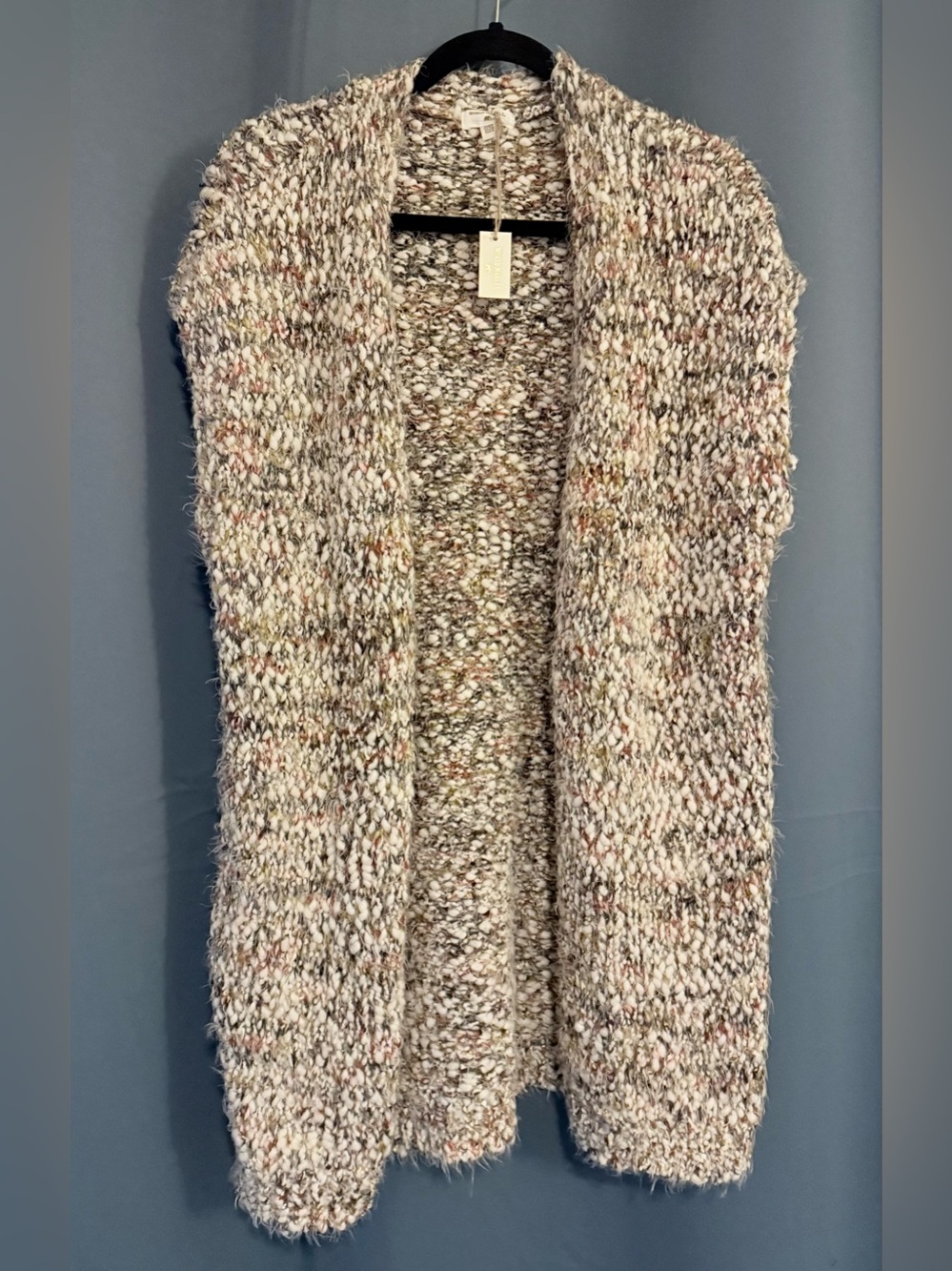 World Market Multicolor Sweater Cardigan Vest | NWT | One Size